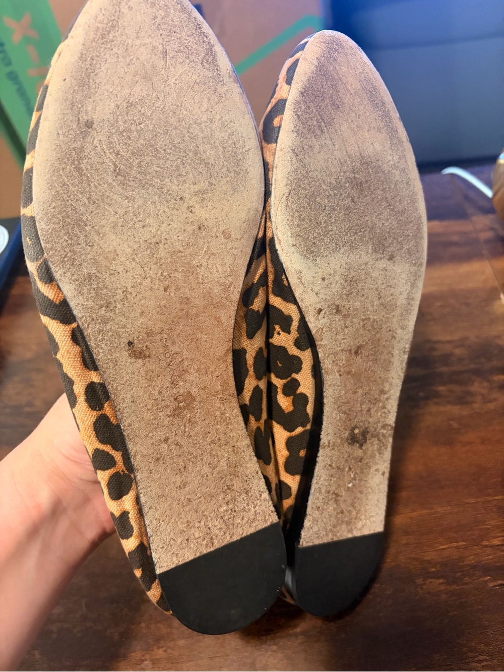 Veronica Beard Leopard Canvas Smoking Loafers Flats 39 US 8 - Picture 7 of 7